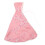 5Pièces Cape Habillage Rose Vintage Accessoires Décor 2