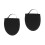 2Pièces -Orteils Silicone Caoutchouc Noir Pour Hommes 5