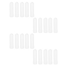 40Pièces Inhalateurs Nasaux Rechargeables Transparent Anti-