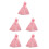 5Pièces Cape Habillage Rose Vintage Accessoires Décor 3