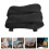 2St Bureaustoel Armsteun Pads Zwart Polyester Met Memory Foam 2