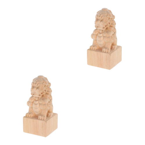 2Pièces Embouts De Tringle À Bois Khaki Design 2