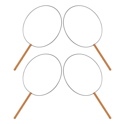 20Pièces Cadre Éventail Pliant Main Fer Bois DIY