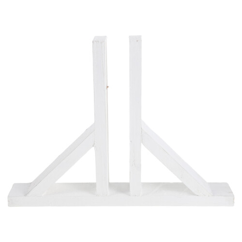 4Pièces Base De Clôture En Bois Pour Clôture De Jardin 2