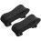 2St Bureaustoel Armsteun Pads Zwart Polyester Met Memory Foam 3
