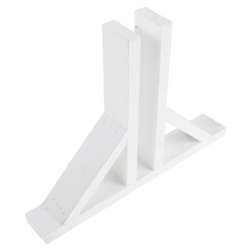 4Pièces Base De Clôture En Bois Pour Clôture De Jardin 1