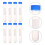 80Pièces Flacons De Rangement Pour Aiguilles Bleu Durable Portable 9