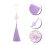 3Pièces Décorations Pampilles Style Vintage Pour Flûtes 11