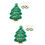 2Ensembles Pinata Décor Arbre De Noël Pour Fête 9