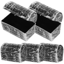 30Pièces Coffrets Mini PP Argent Pour Fêtes Bijoux