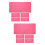 10Pièces Linge De Cage Pour Cochons D'inde Rose Microfibre Lavable 9
