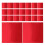 800Pièces Rouges En Aluminium Pour DIY 3