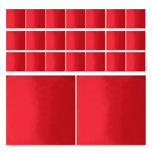 800Pièces Rouges En Aluminium Pour DIY 2