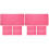 10Pièces Linge De Cage Pour Cochons D'inde Rose Microfibre Lavable 4