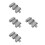 4Pièces Bande Fixation Extincteur Résistante Nylon Gris Pour 3