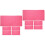 10Pièces Linge De Cage Pour Cochons D'inde Rose Microfibre Lavable 6