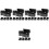 30Pièces Coffrets Mini PP Argent Pour Fêtes Bijoux 5