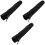 3Pièces Housse Protectrice Batte Golf Noire Nylon Néoprène 5