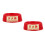 2Pièces Base Extincteur Rouge Pour Stockage Facile 7