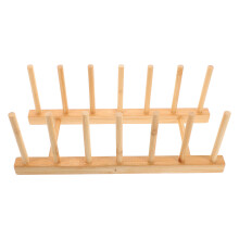 3Pièces Porte- En Bois Beige Simple Résistant Pour Broderie