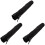 3Pièces Housse Protectrice Batte Golf Noire Nylon Néoprène 4