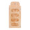 2Pièces Suspendue Bois Khaki Pour Petits Animaux 2