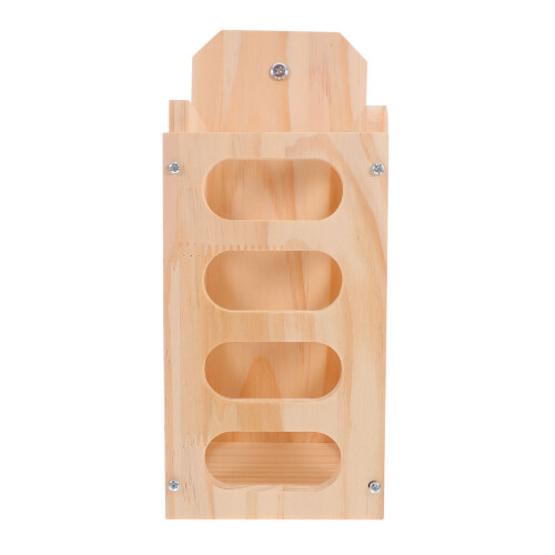 2Pièces Suspendue Bois Khaki Pour Petits Animaux 1