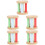 5Pièces Hochet Bois Bébé Coordination Main-Oeil Couleurs Attrayantes 8