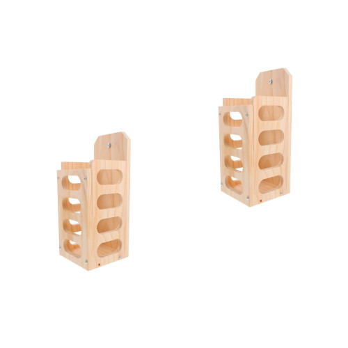 2Pièces Suspendue Bois Khaki Pour Petits Animaux 2
