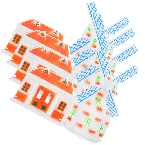 12Pièces Mini À Vent Plastique 1