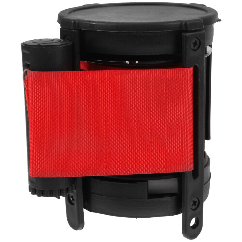 2Pièces Barrières Rétractables Noires Polyvalentes Pour