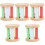 5Pièces Hochet Bois Bébé Coordination Main-Oeil Couleurs Attrayantes 5