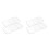 4Stk Back- Und Bratrost Hitzeverteilend Und Robust Silber 6