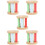 5Pièces Hochet Bois Bébé Coordination Main-Oeil Couleurs Attrayantes 10