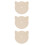 3Pièces Murale Chat, Bois Durable Khaki Pour Jeux DIY 9
