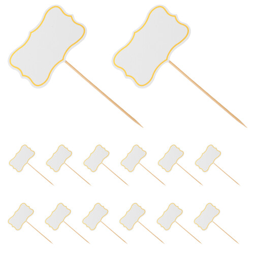 150Pièces Marqueurs Blancs Fromage Accessoires Charcuterie Événements 1