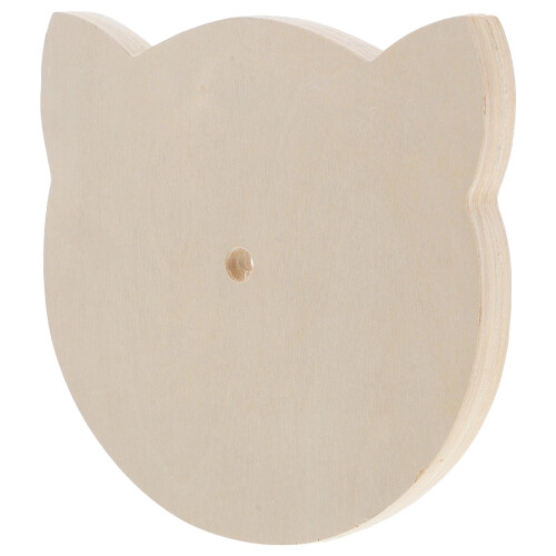 3Pièces Murale Chat, Bois Durable Khaki Pour Jeux DIY 2