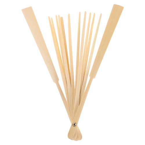 3Pièces Armature Éventail Bambou Pliable Douce Pour 1