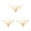 3Pièces Armature Éventail Bambou Pliable Douce Pour 8