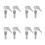 8Sets Easy Install Metal Lock Set with Keys for Vending Machine Use 5