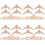 4Ensembles Élément Bois Sculpté Beige Pour Ornement Design 6