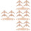 4Ensembles Élément Bois Sculpté Beige Pour Ornement Design 5
