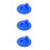 3Pièces Couvercle Pliable Bleu Antifuite Pour Seau De 4