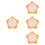 4Pièces Jouets L'heure Orange Durable Pour Enfants 7