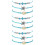 9Pièces Bracelet Durable Pendante Style 8