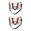 2Pièces De Rangement Rose Pliable Idéal 8