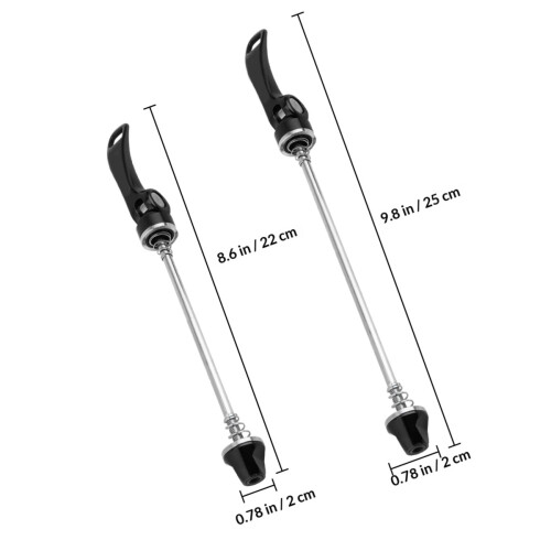1Paire Skewer De Freinage Rapide Pour Noir Aluminium 1