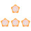 4Pièces Jouets L'heure Orange Durable Pour Enfants 4