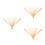 3Pièces Armature Éventail Bambou Pliable Douce Pour 4