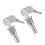 8Sets Easy Install Metal Lock Set with Keys for Vending Machine Use 2